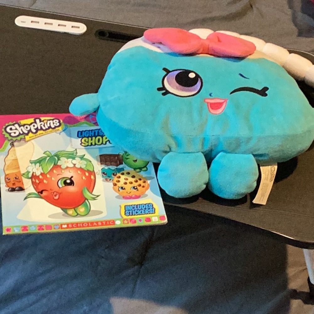 Preowned book and plush shopkin
